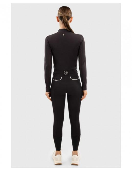 Jaltika Pantalon équitation fix system grip Femme Rider - Noir (Black) - 36