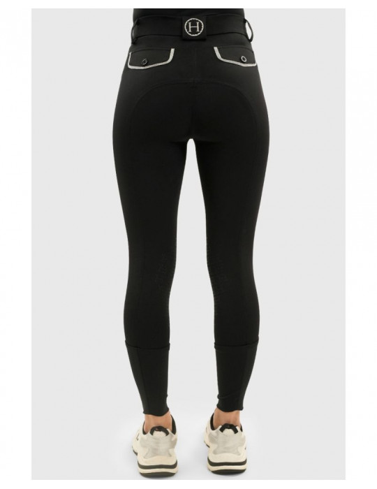 Jaltika Pantalon équitation fix system grip Femme Rider - Noir (Black) - 34
