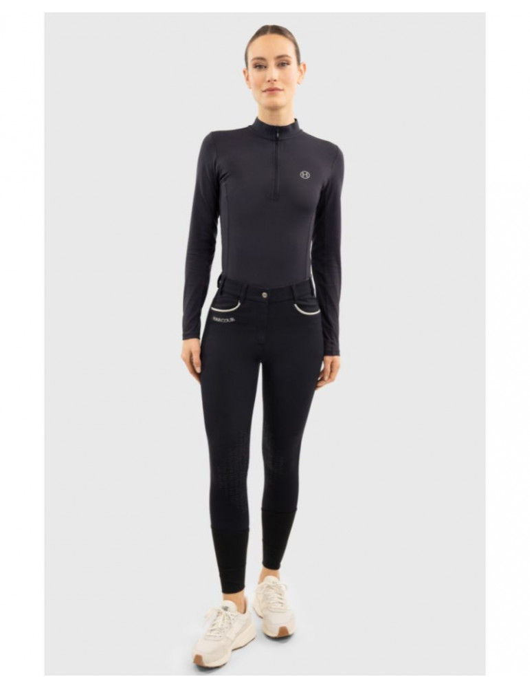 Jaltika Pantalon équitation fix system grip Femme Rider - Marine (Navy) - 38