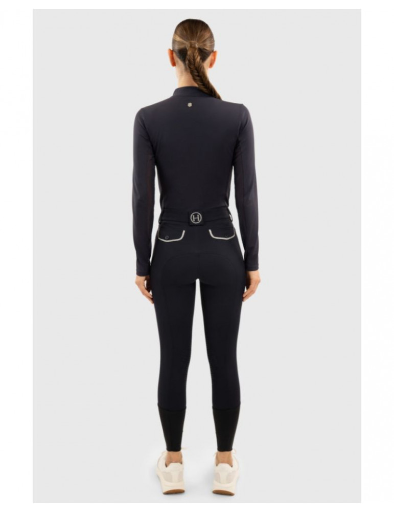 Jaltika Pantalon équitation fix system grip Femme Rider - Marine (Navy) - 38
