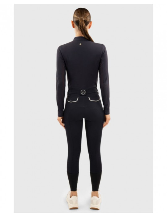 Jaltika Pantalon équitation fix system grip Femme Rider - Marine (Navy) - 38
