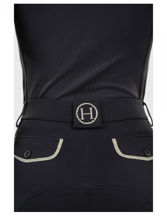 Jaltika Pantalon équitation fix system grip Femme Rider - Marine (Navy) - 38