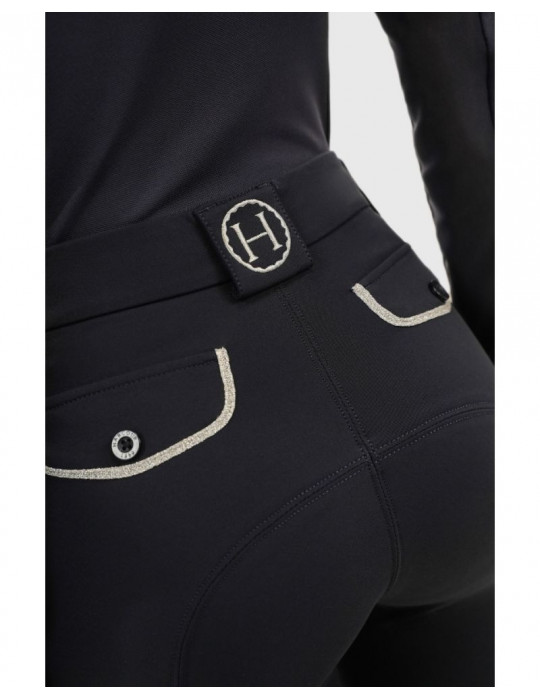 Jaltika Pantalon équitation fix system grip Femme Rider - Marine (Navy) - 38