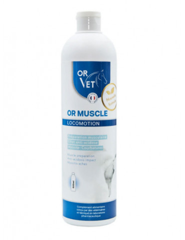 L’Or-Muscle 500 ml Or-Vet – Complément musculaire naturel pour chevaux