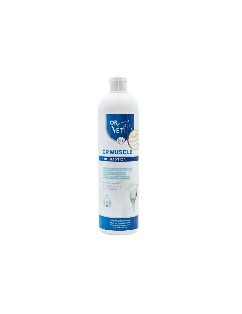 L’Or-Muscle 500 ml Or-Vet – Complément musculaire naturel pour chevaux