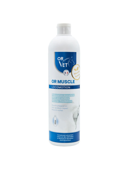 L’Or-Muscle 500 ml Or-Vet – Complément musculaire naturel pour chevaux