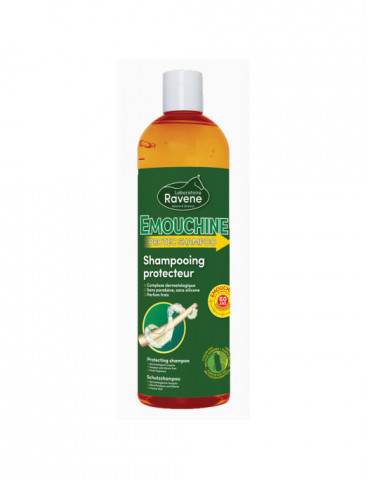 Shampoing Émouchine Ravene 500 ml – Nettoyage, brillance et respect de la peau du cheval