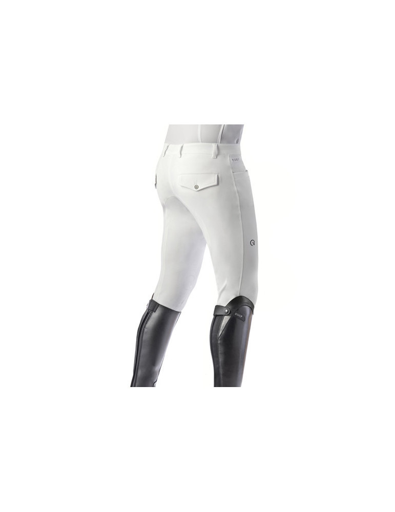 Pantalon jumping homme EJ Ego7 blanc, taille 40