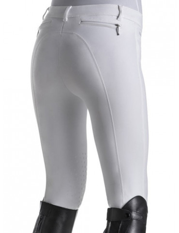 Pantalon jumping femme EJ Ego7 blanc, taille 38 2