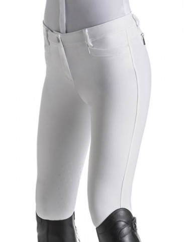 Pantalon jumping femme EJ Ego7 blanc, taille 38