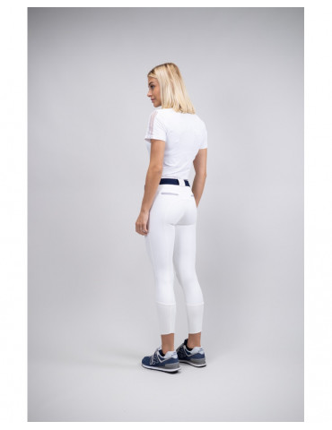 Jaltika Pantalon équitation fix system grip Femme Rider - Blanc (White) - 34 2