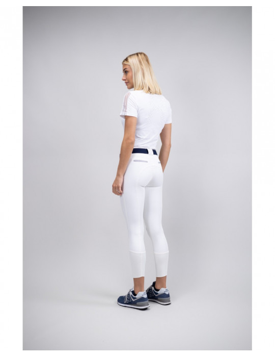 Jaltika Pantalon équitation fix system grip Femme Rider - Blanc (White) - 34