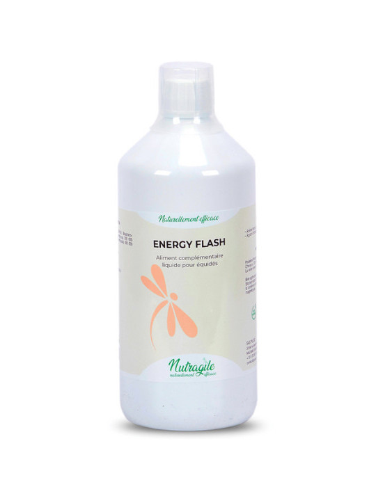 Nutragile Energy Flash 1L – Booster d’énergie naturel pour chevaux