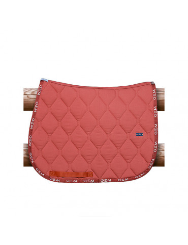 Tapis gem love rouille