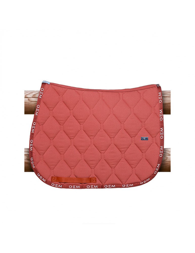 Tapis gem love rouille