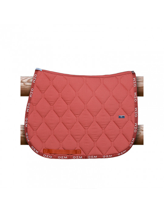 Tapis gem love rouille