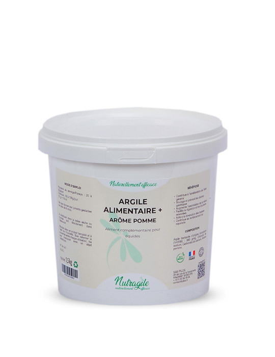 Argile alimentaire + Nutragile 5 kg – Complément digestif cheval, ulcères et assimilation
