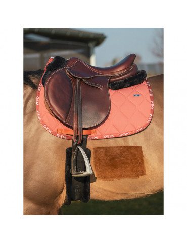 Tapis gem love rouille 2