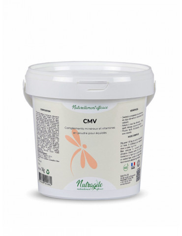Nutragile CMV 1kg – Complément minéral et vitaminé pour tous types de chevaux