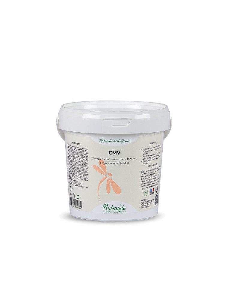 Nutragile CMV 3kg – Complément minéral et vitaminé pour chevaux