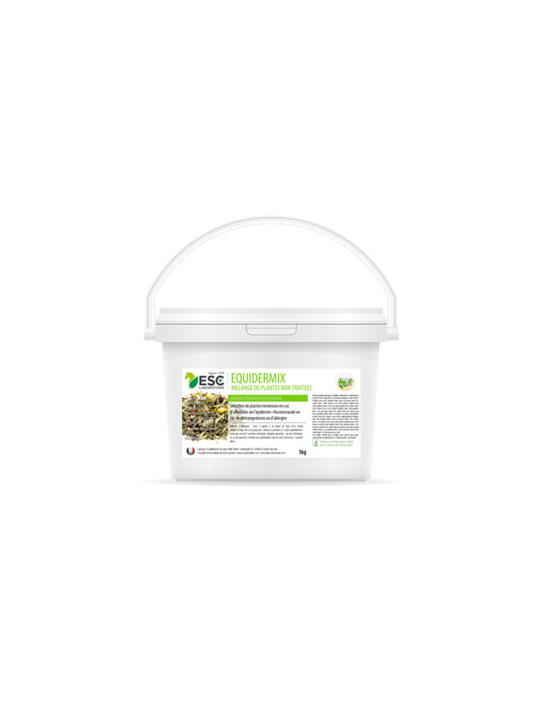 Equidermix 1kg ESC – Complément naturel allergies cutanées et démangeaisons cheval