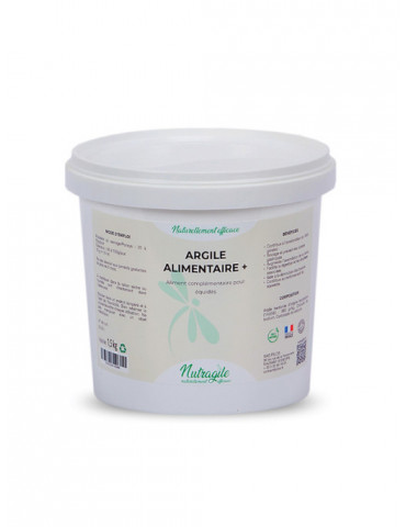 Argile alimentaire Nutragile, 1,5 kg | Nature Horse Langon