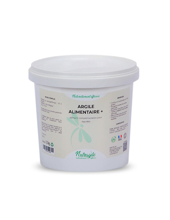 Argile alimentaire Nutragile pomme, 1,5 kg | Nature Horse Langon