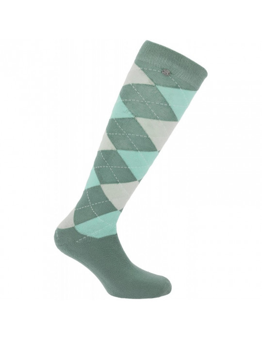Chaussette Argyle Menthe/Vert 35.38
