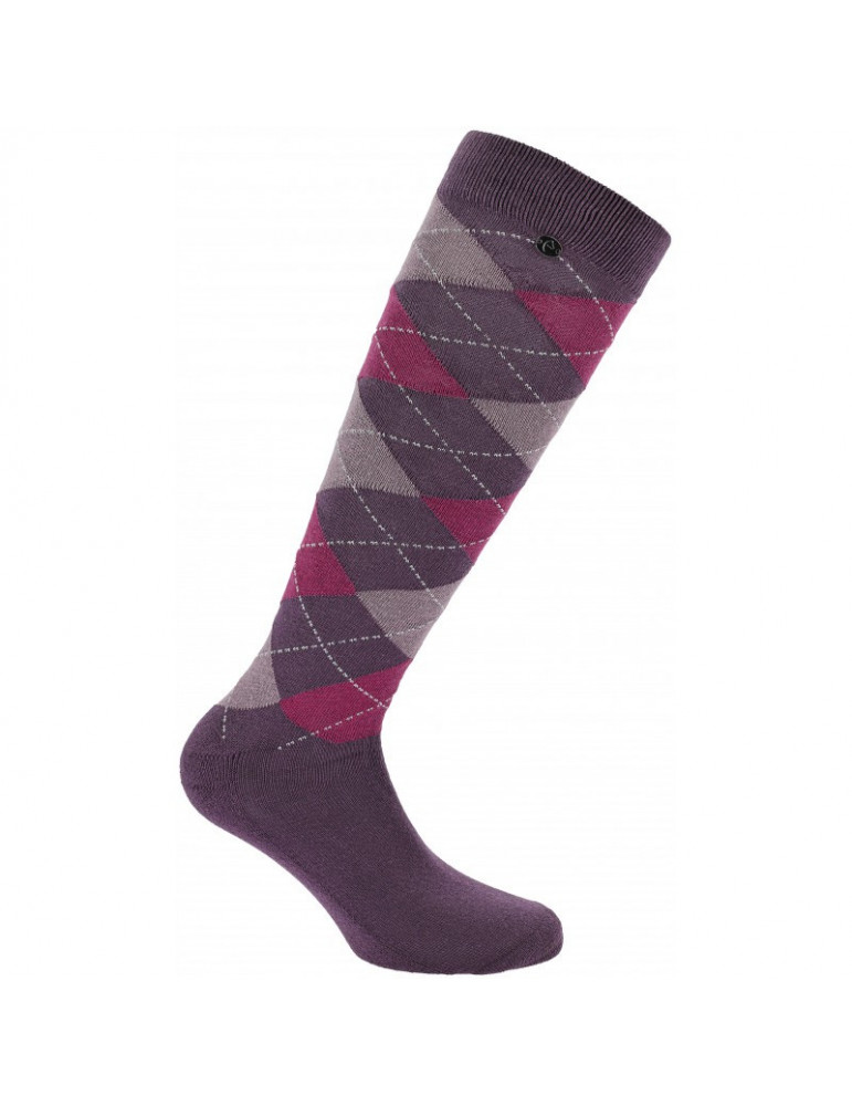 Chaussette Argyle Lilas/Mauve 35.38