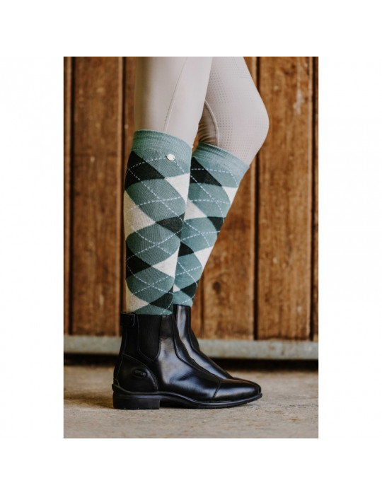 Chaussettes ARGYLE Vert/Anth 39.41