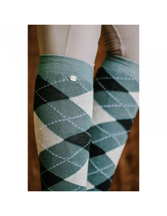 Chaussettes ARGYLE Vert/Anth 39.41