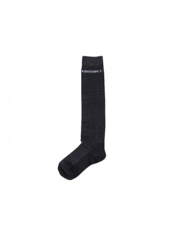 Chaussettes Kentucky Glitter noir, taille 35-40