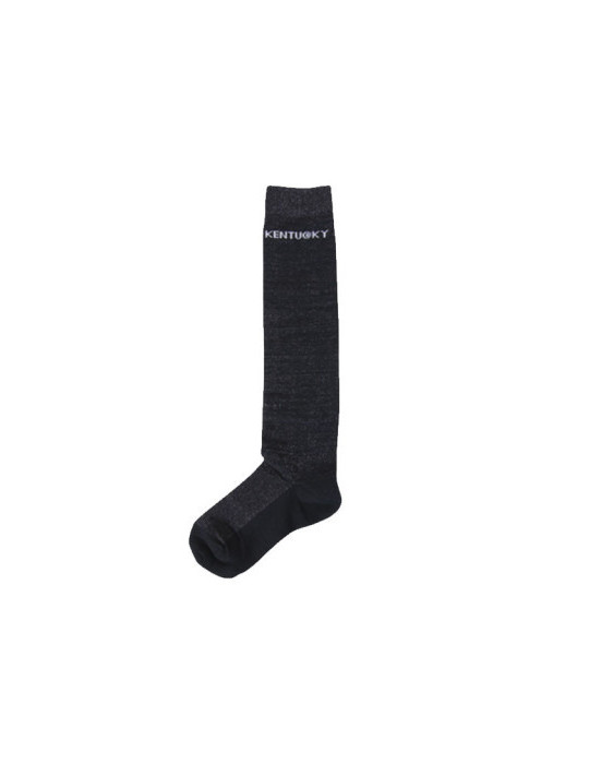 Chaussettes Kentucky Glitter noir, taille 35-40