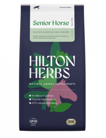 Senior Horse 1kg Hilton Herbs – Vitalité, mobilité et bien-être du cheval âgé