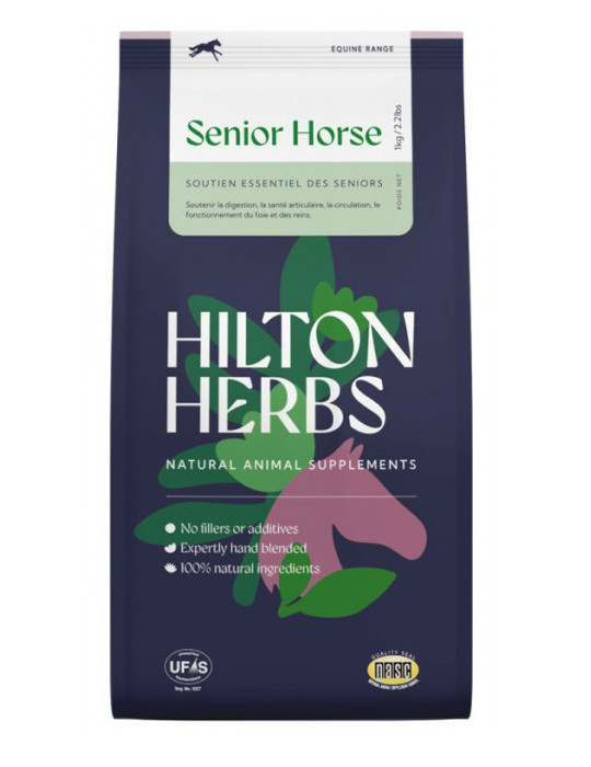 Senior Horse 1kg Hilton Herbs – Vitalité, mobilité et bien-être du cheval âgé