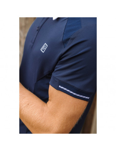 Polo Equi-Thème Victor marine, taille M 2