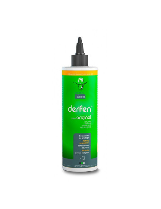 Derfen Original Lotion 250 ml Animaderm – Soin dermite estivale cheval peau sensible