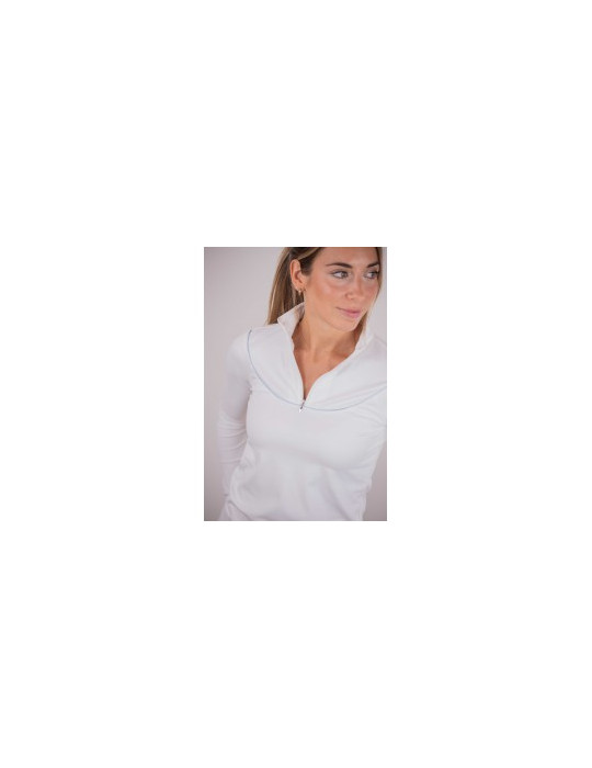 Polo Pénélope Toscane blanc, taille M