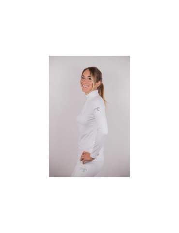 Polo Pénélope Toscane blanc, taille XS 2