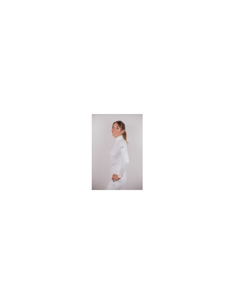 Polo Pénélope Toscane blanc, taille XS