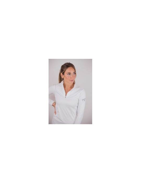 Polo Pénélope Toscane blanc, taille XS