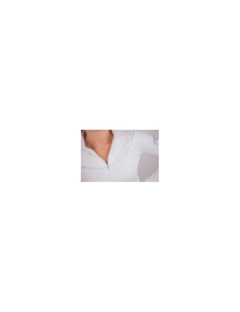 Polo Pénélope Toscane blanc, taille XS