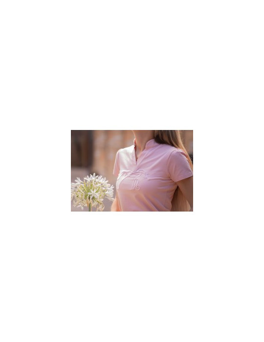 Polo Pénélope Iliana rose poudré, taille M