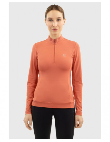 Polo technique Harcour Tess pamplemousse, taille M