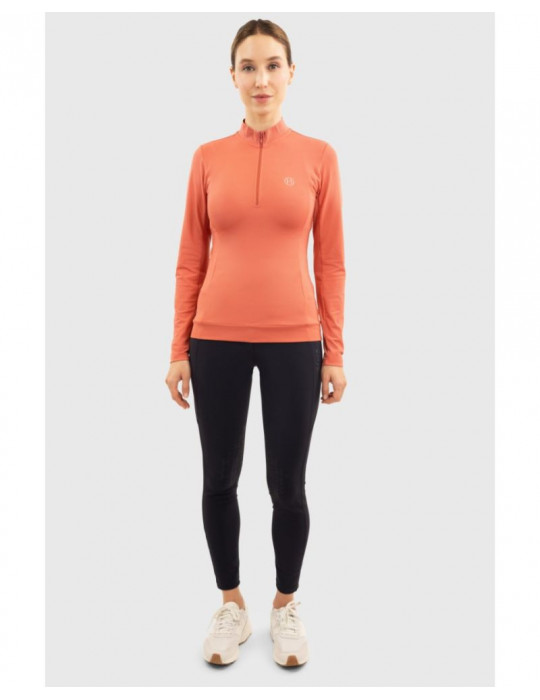 Polo technique Harcour Tess pamplemousse, taille M