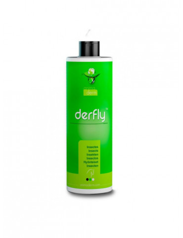 Derfly 250 ml Animaderm – Répulsif anti-insectes longue durée pour chevaux