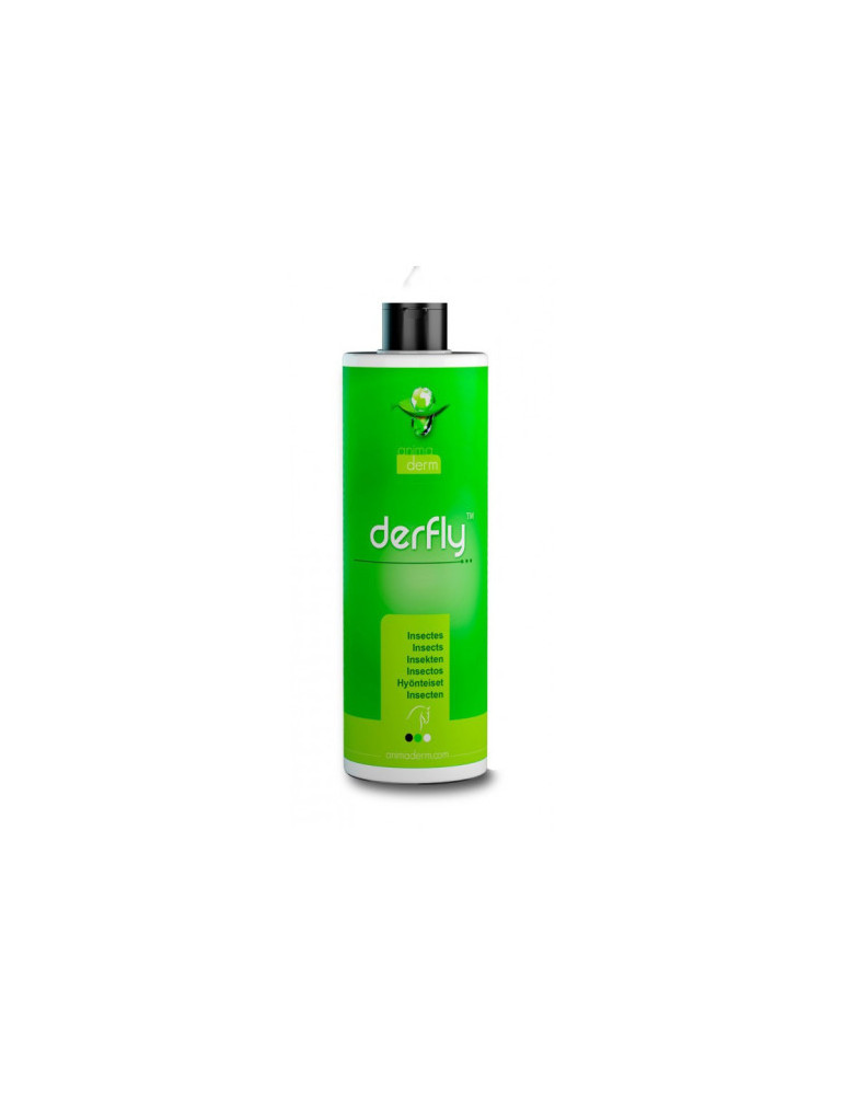 Derfly 250 ml Animaderm – Répulsif anti-insectes longue durée pour chevaux