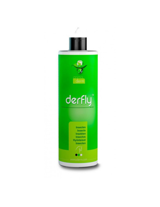 Derfly 250 ml Animaderm – Répulsif anti-insectes longue durée pour chevaux