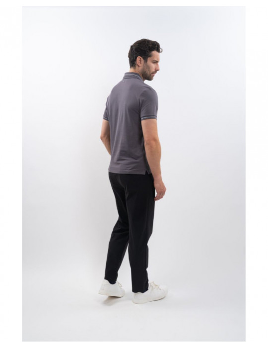 Polo Oscar Ardoise Homme M