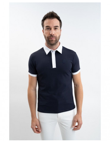 Polo Harcour Preston homme marine, taille L